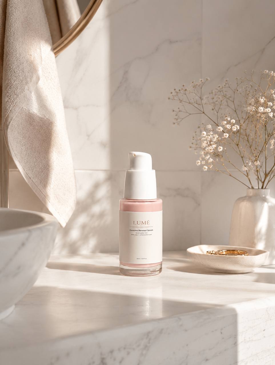 LUMÉ Exosome Renewal Serum For Women 30+  Oily + Combination Skin