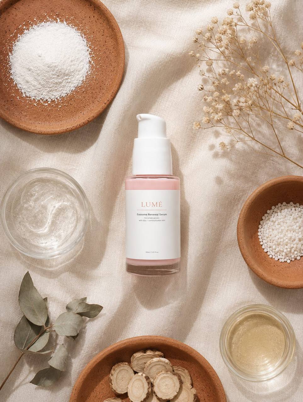 LUMÉ Exosome Renewal Serum For Women 30+  Oily + Combination Skin